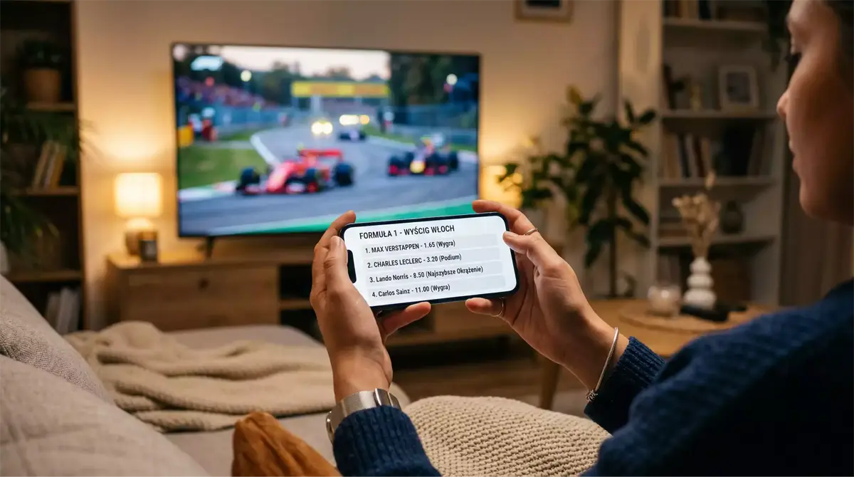 Obstawianie Formuły 1 przez aplikację mobilną bukmachera w Polsce